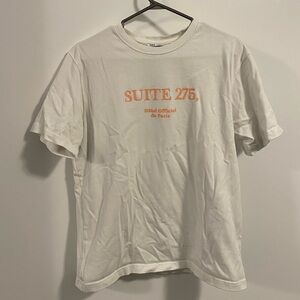 White Zara Paris T-Shirt